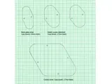 1973 Hagstrom Swede Bass pickguard tracing