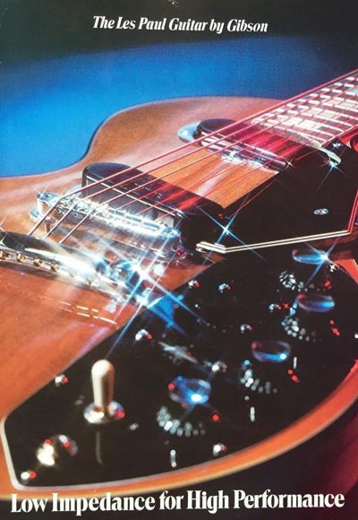 1973 Gibson low impedance brochure, with flexi disc