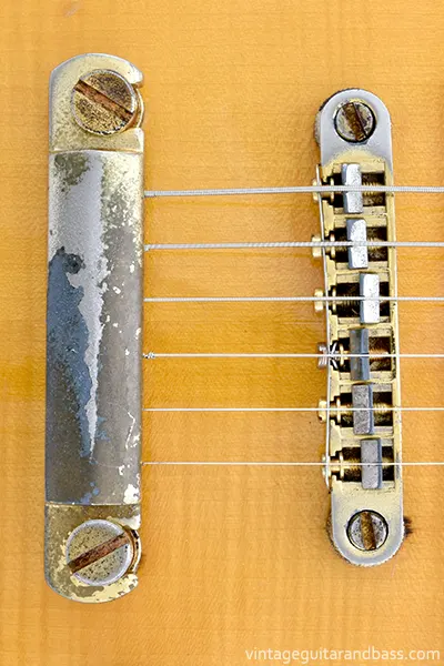 1975 Kimbara N117 bridge and tailpiece