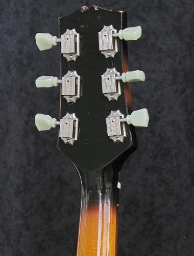 1976 Gibson L-6S Deluxe headstock reverse