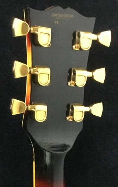 1977 Gibson ES Artist headstock reverse
