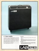 1977 Lab Series L7 promo sheet