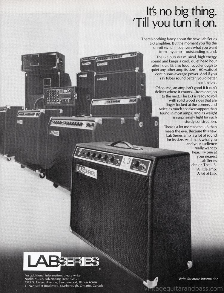 Gibson advertisement (1979) It