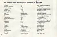1980 Gibson Sonex owners manual - page 2