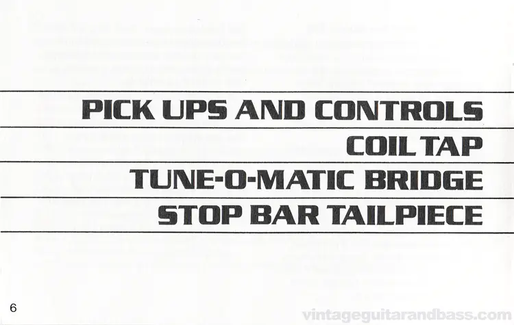1980 Gibson Sonex owners manual - page 6
