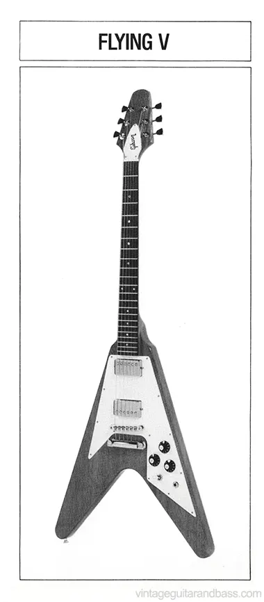 1981 Gibson Specials pre-owners manual insert - Gibson Flying V image