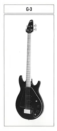 1981 Gibson G-3 bass pre-owners manual insert, side 1