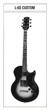 1981 Gibson L-6S Custom pre-owners manual insert, side 1