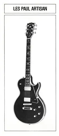1981 Gibson Les Paul Artisan pre-owners manual insert, side 1