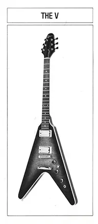 1981 Gibson The V pre-owners manual insert, side 1