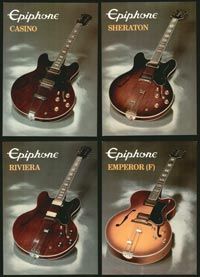 1982 Epiphone product cards