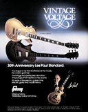 1982 promotional flyer for the Gibson Les Paul Standard