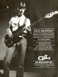 G&L L-1000 - Dee Murray - Bassist Extraordinaire