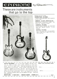 1964 Epiphone Advertisement