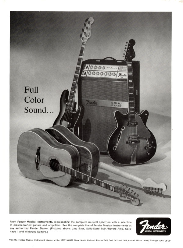 Fender advertisement (1967) Full Color Sound
