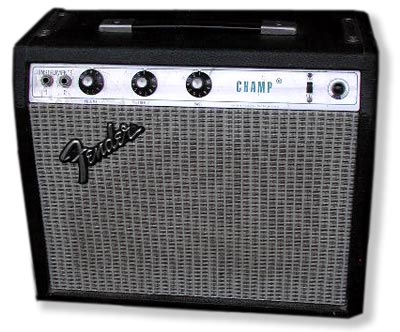 Fender Champ electric guitar amplifier - front view