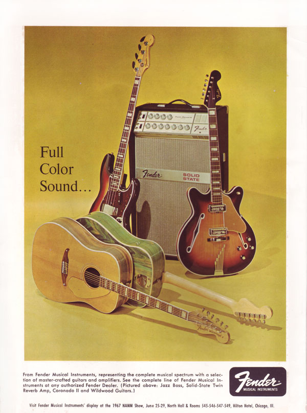 Fender advertisement (1967) Full Color Sound