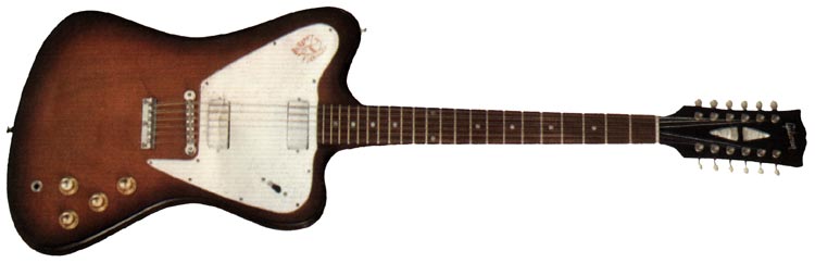 1966 Gibson Firebird V-12 in Sunburst finish