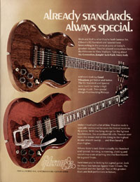 1972 Gibson SG advert