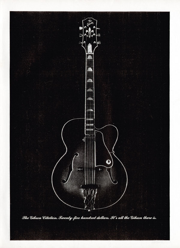 Gibson advertisement (1972) The Gibson Citation