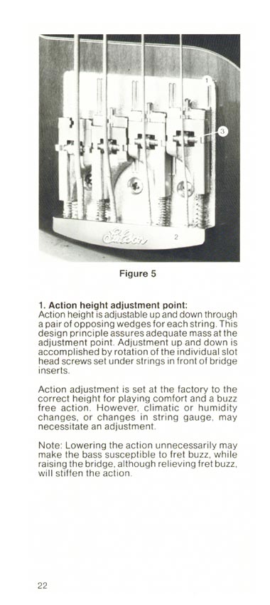 1981 Gibson Victory Bass owners manual page 22