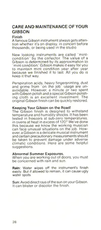 1981 Gibson Victory Bass owners manual page 28