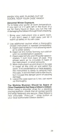 1981 Gibson Victory Bass owners manual page 29