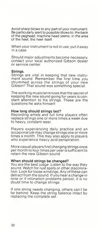 1981 Gibson Victory Bass owners manual page 30