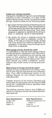 1981 Gibson Victory Bass owners manual page 31