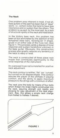 1981 Gibson Victory Bass owners manual page 9