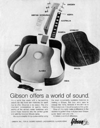 Gibson Flattops - Gibson Offers a World of Sound