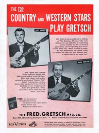 Gretsch Country Club 6192 / 6193 - The Top Country and Western Stars Play Gretsch