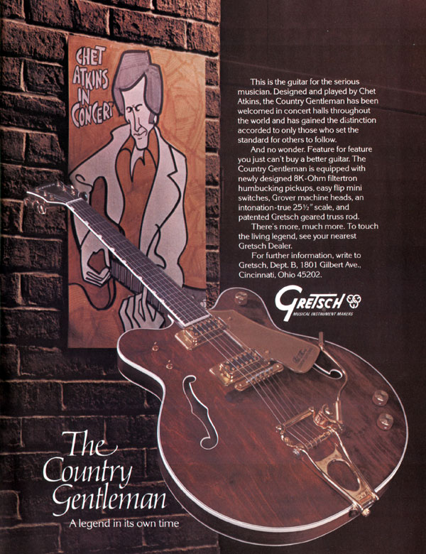 Gretsch advertisement (1979) The Country Gentleman