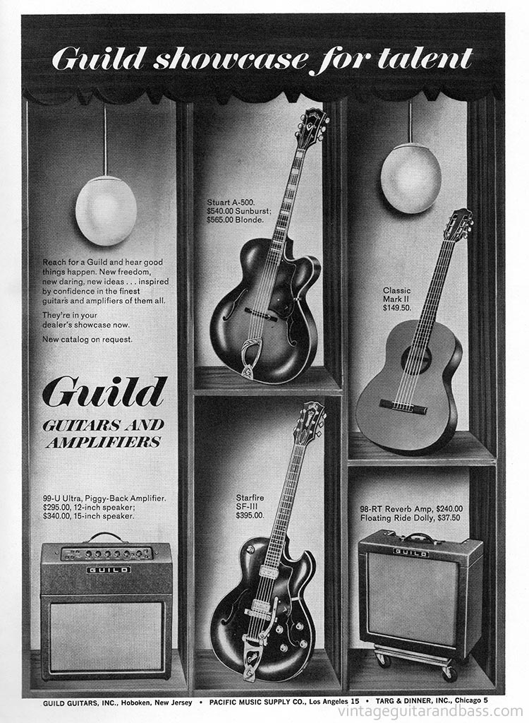 Guild advertisement (1963) Guild showcase for talent
