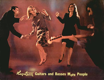 1966 Hagstrom guitar catalog cover