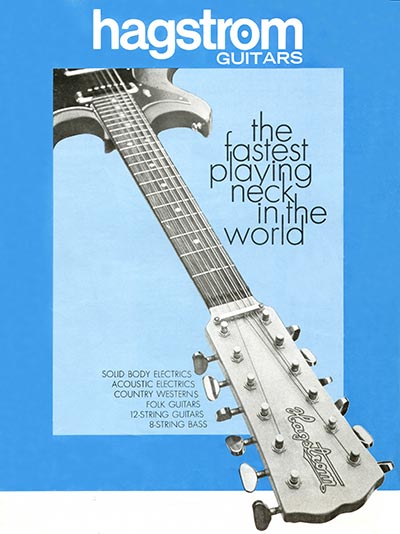 1968 Hagstrom guitar catalog cover