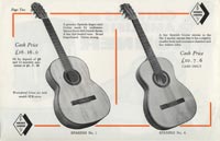 1961 Hohner guitar catalog page 2