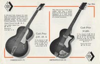 1961 Hohner guitar catalog page 3