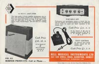 1961 Hohner guitar catalog page 8