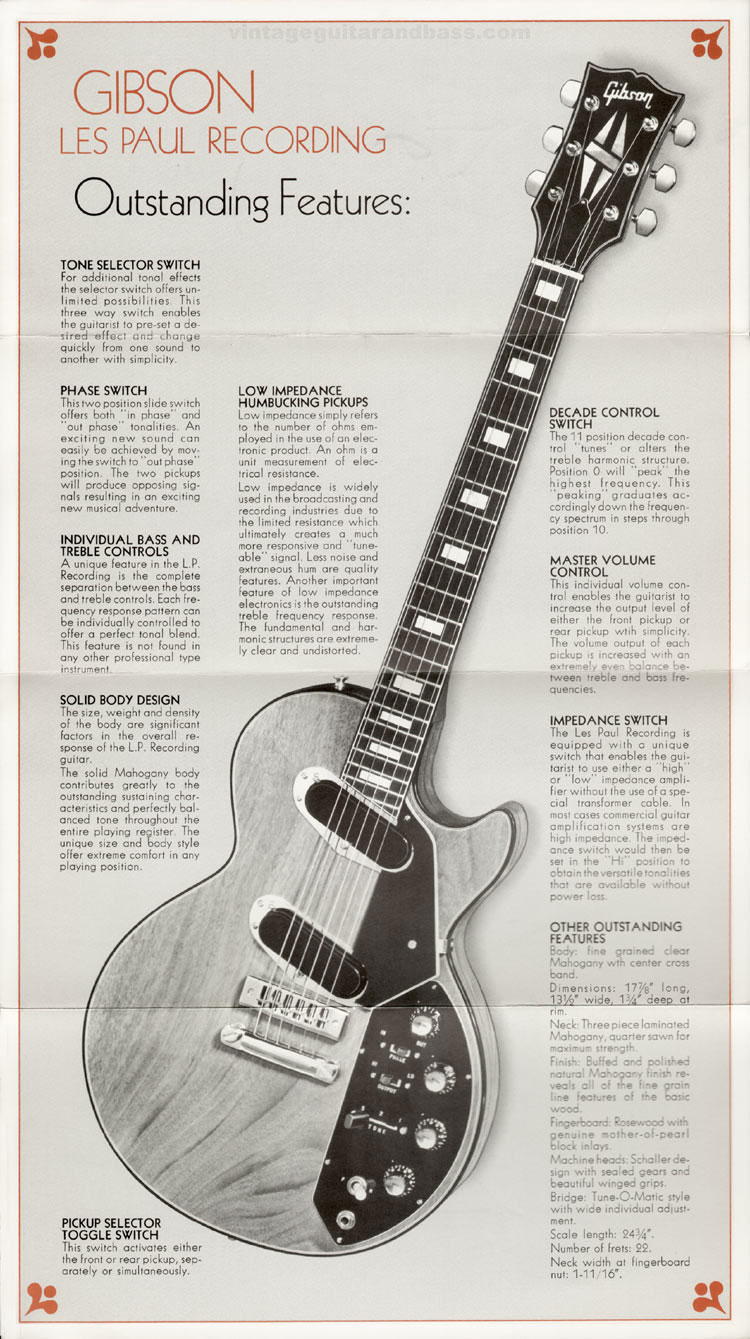 Gibson Les Paul Recording showcase