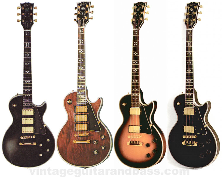 Gibson Les Paul Artisan guitars, in two and three pickup configurations