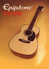1982 Epiphone Presentation Series PR600 acoustic (Japan)