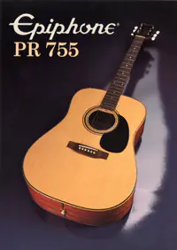 1982 Epiphone Presentation Series PR755 acoustic (Japan)
