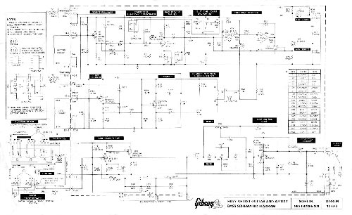 Gibson RD Artist (RD77) Schematic of the Moog circuit board