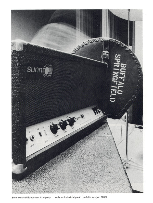 Sunn advertisement (1968) Buffalo Springfield