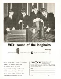 Vox Phantom IIII / Mark VI V222 - VOX: Sound of the Longhairs (Beatles)