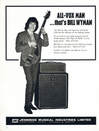 Vox Wyman Bass - ALL-VOX MAN... thats BILL WYMAN