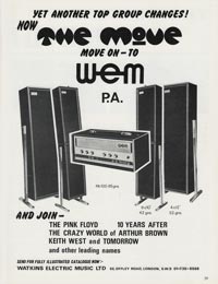 WEM amplifiers - Now the Move Move on-to WEM