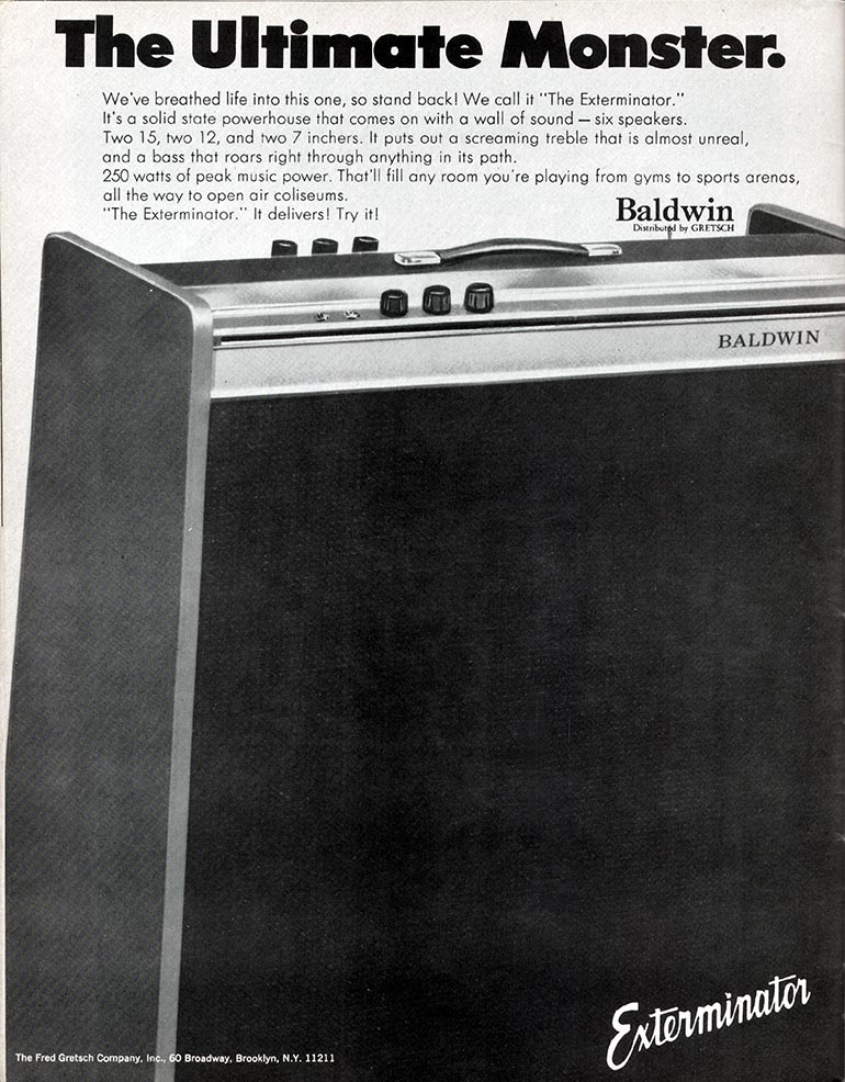 Baldwin advertisement (1969) The Ultimate Monster