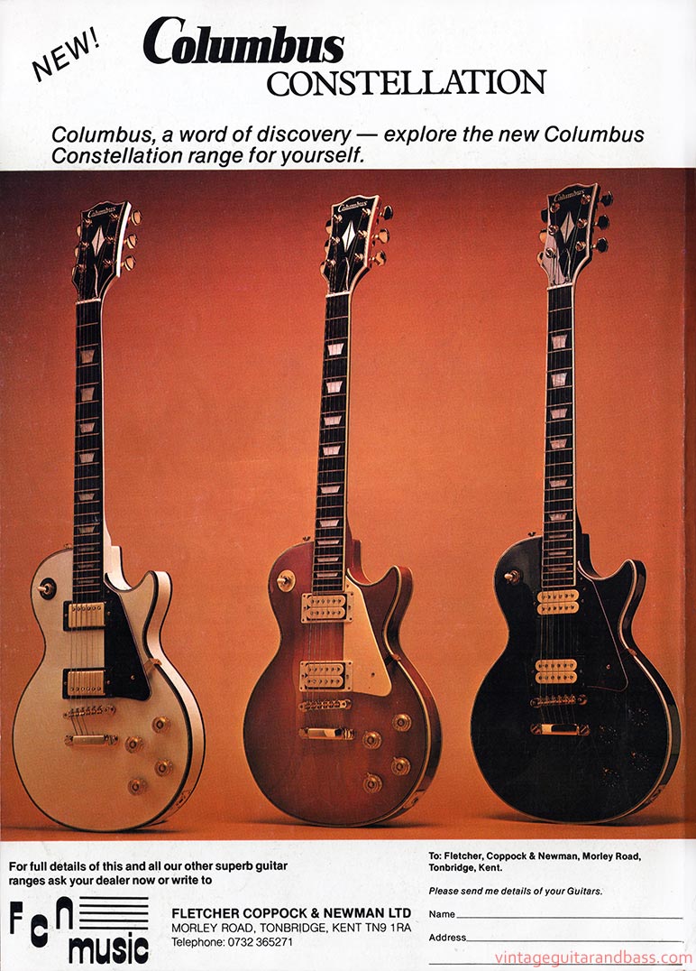 Fletcher, Coppock and Newman advertisement (1978) Columbus Constellation